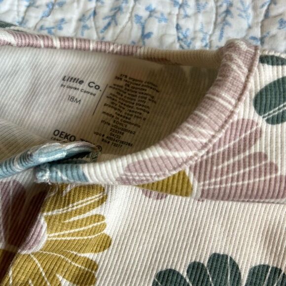 Little co floral long sleeve romper size 18 months - Picture 4 of 6